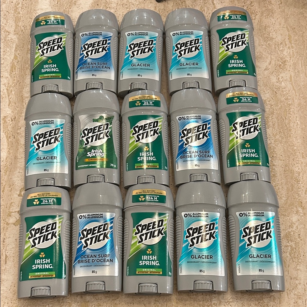 NEW 🆕 lot of 15 Speed Stick Men’s Deodorant Collection